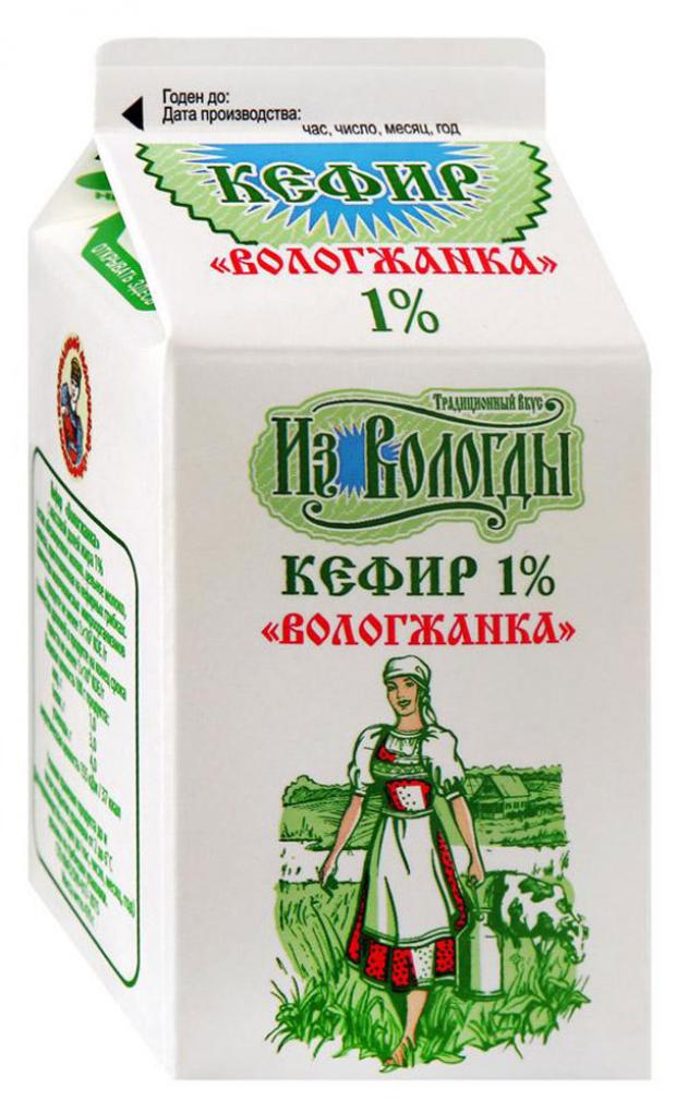 

Кефир «Вологжанка» 1%, 470 мл