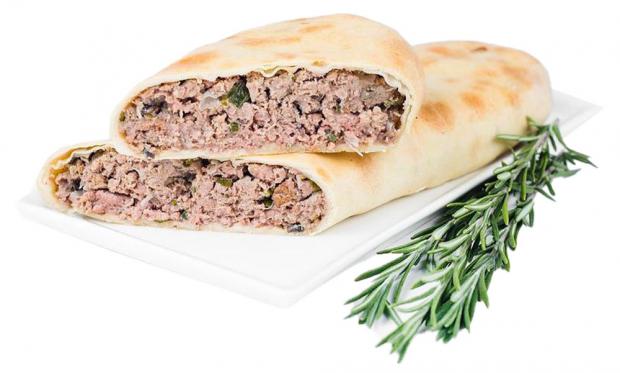 

Штрудель мясной «Домашний повар» с грибами, вес