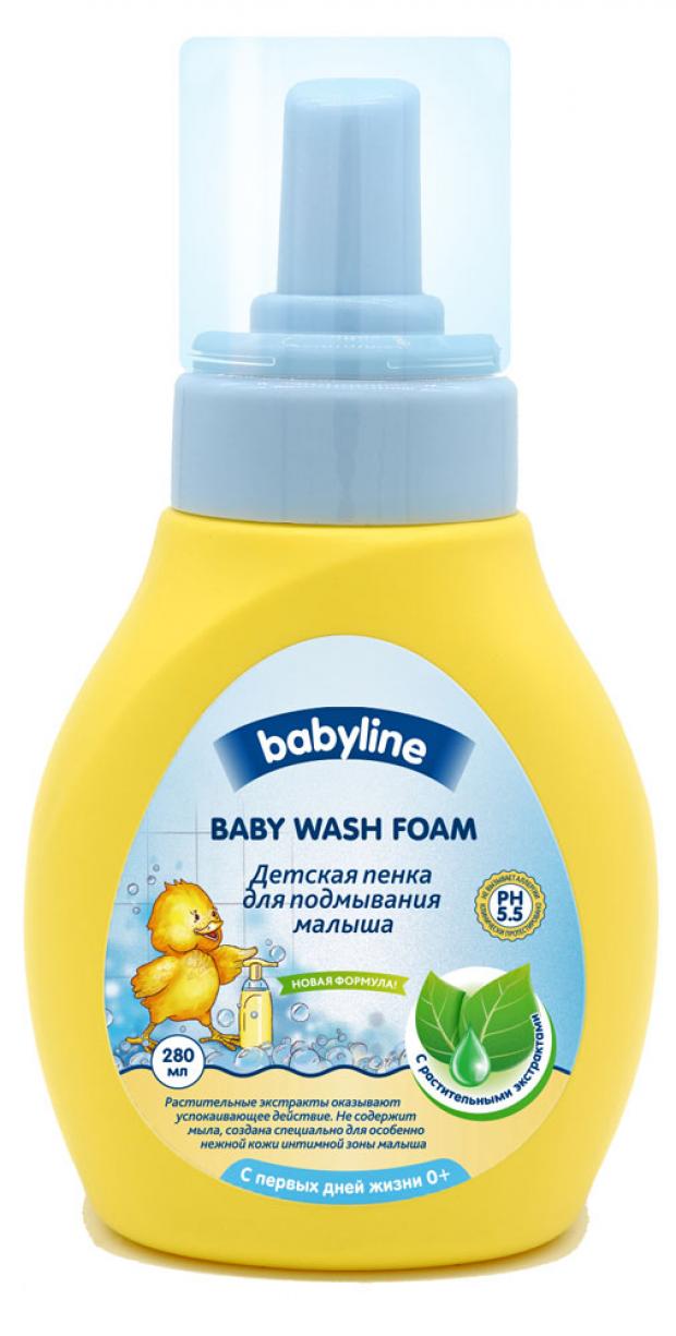 

Пенка для подмывания малыша Babyline Nature с рождения, 280 мл