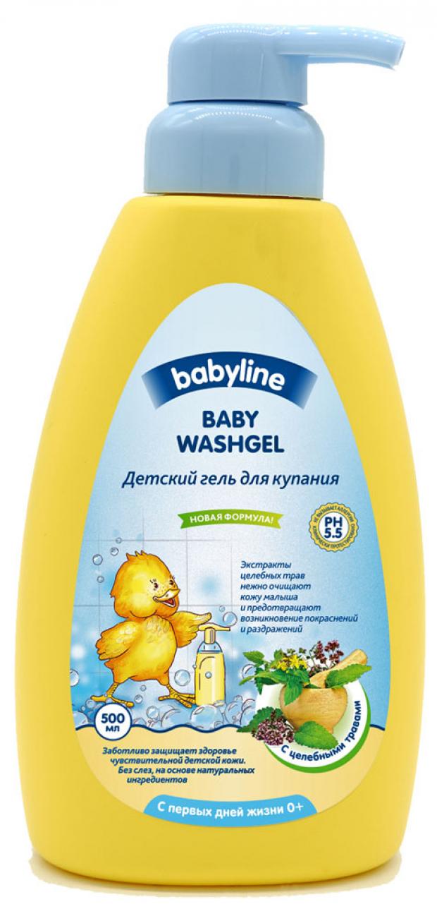 

Гель для купания детский Babyline Nature с целебными травами, 500 мл