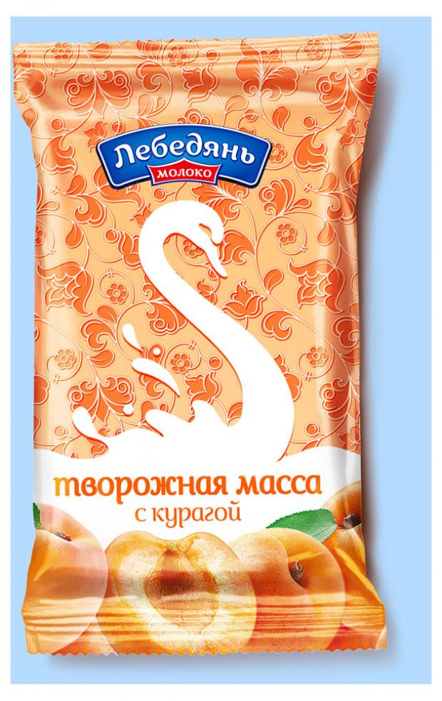 

Масса творожная «Лебедяньмолоко» сахаром и курагой обезжиренная, 180 г