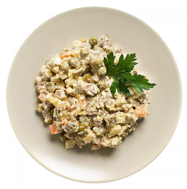 

Салат Оливье Sinbad с мясом, 500 г