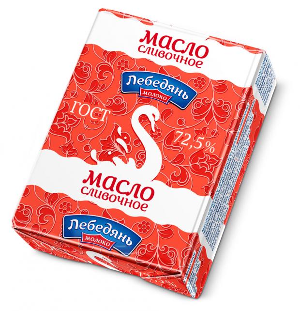 Масло сливочное Лебедяньмолоко Крестьянское 725 180 г 110₽
