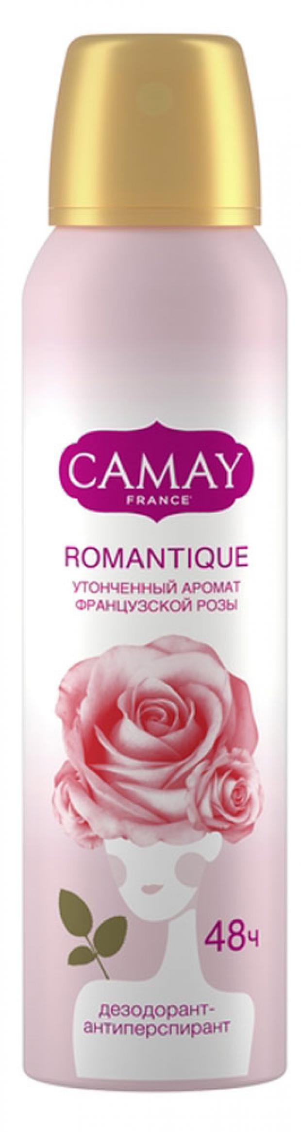 

Антиперспирант-дезодорант спрей Camay Romantique, 150 мл