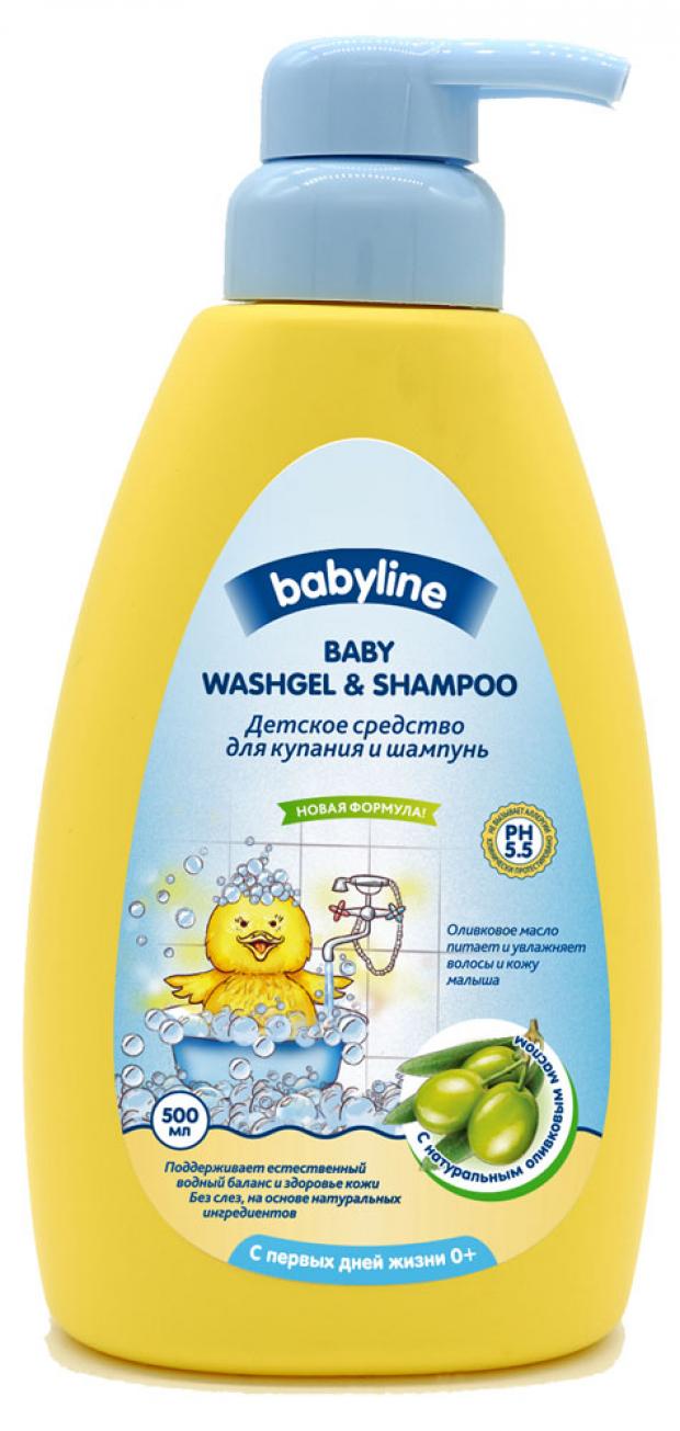 

Шампунь Babyline для купания nature с дозатором, 500 мл