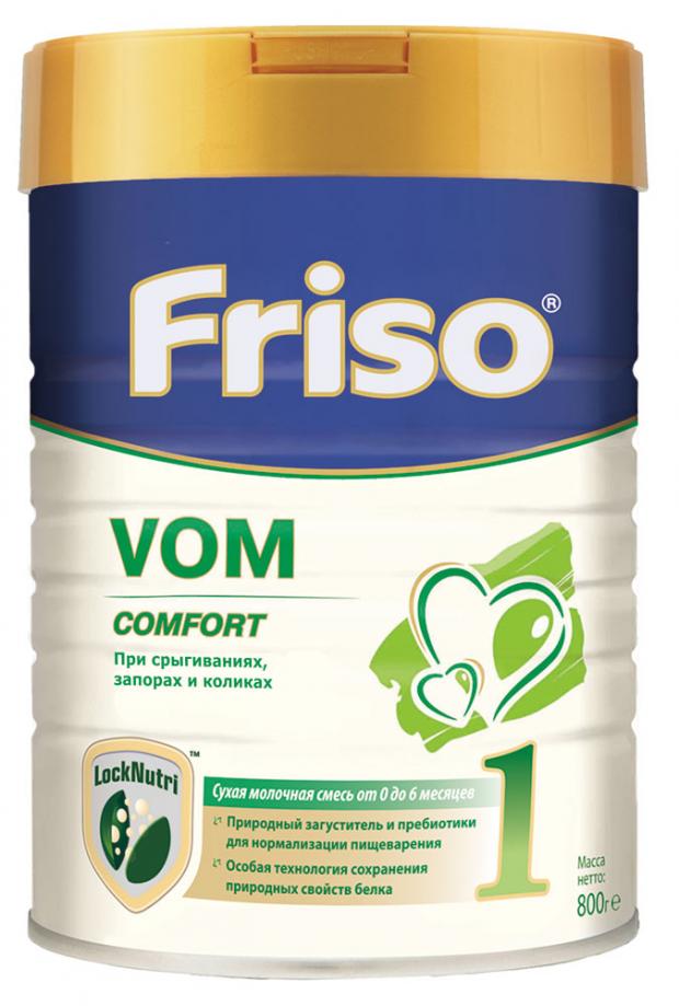 

Смесь молочная Friso VOM 1 с пребиотиками 0+, 800 г