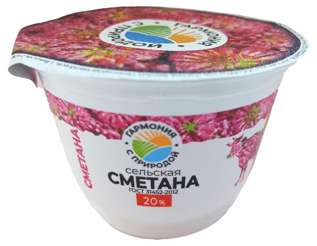 

Сметана «Гармония с природой» 20%, 200 г