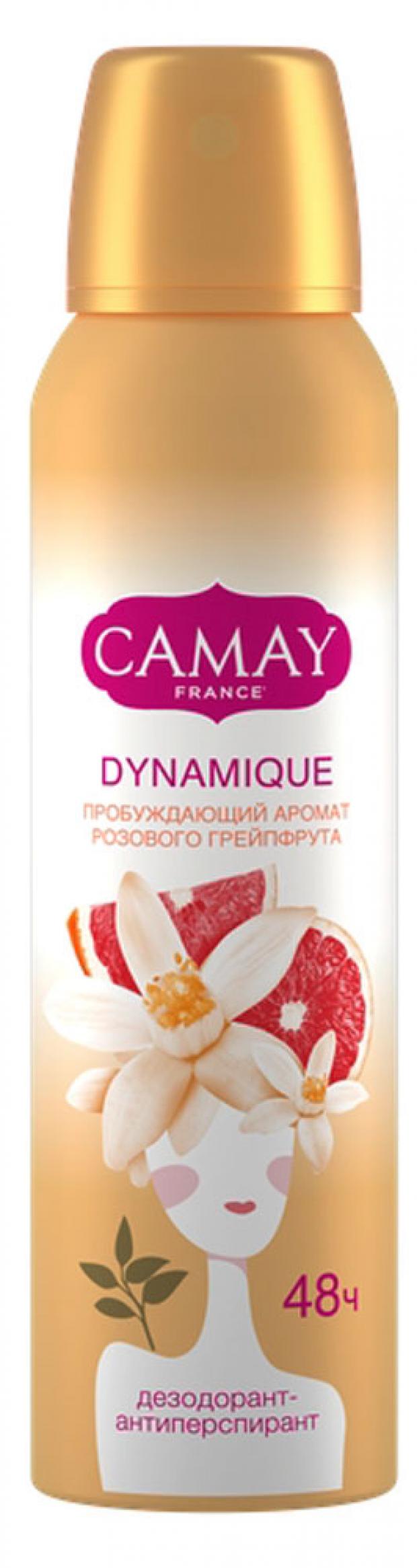 

Антиперспирант-дезодорант спрей Camay Dynamique, 150 мл
