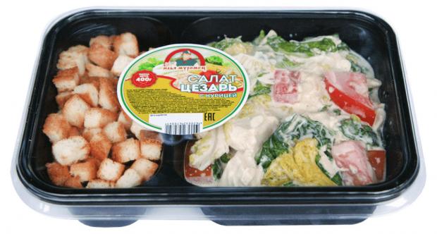 

Салат Цезарь «Илья Муромец» с курицей, 400 г