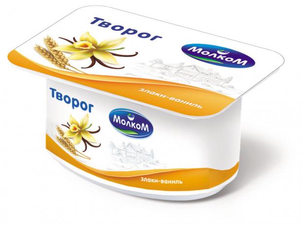 

Творог мягкий «МОЛКОМ» 6% Злаки -ваниль , 125 г