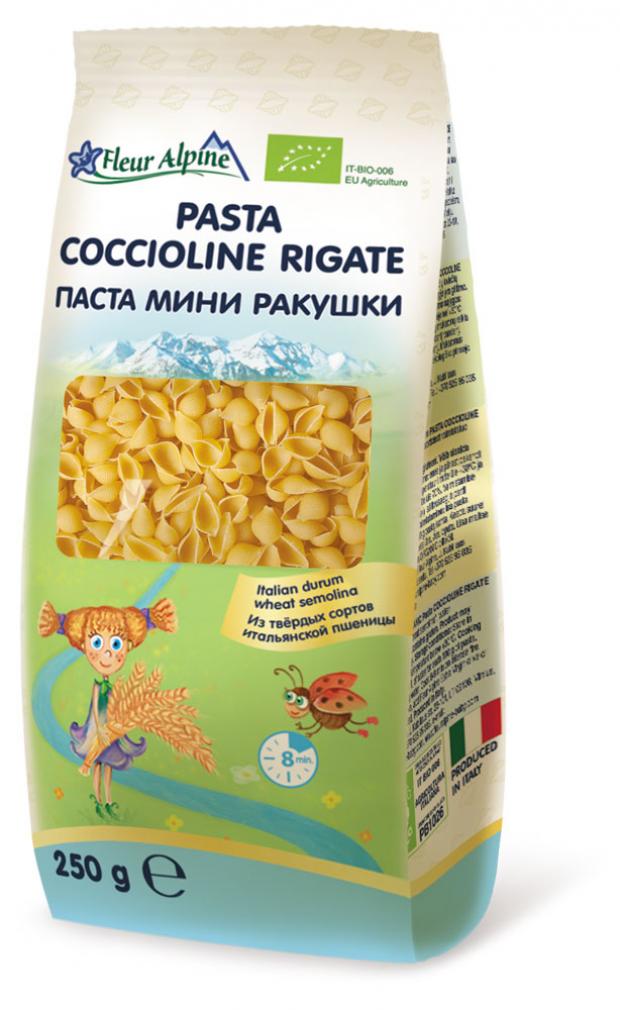 

Паста Fleur Alpine Мини Ракушки Коччиолини Ригати с 6 мес, 250 г