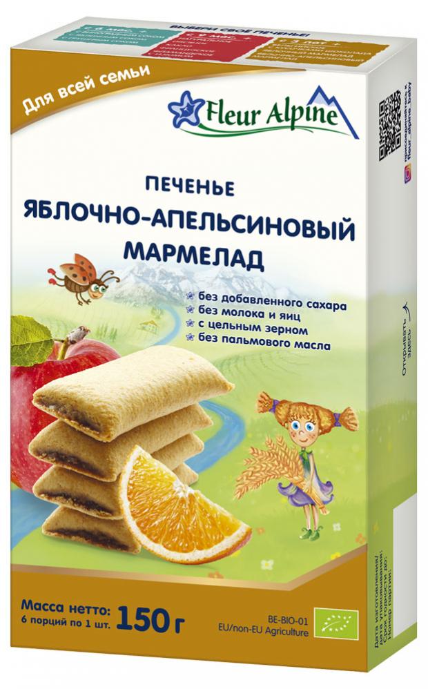 

Печенье детское Fleur Alpine Яблочно-апельсиновый мармелад с 6 мес., 150 г