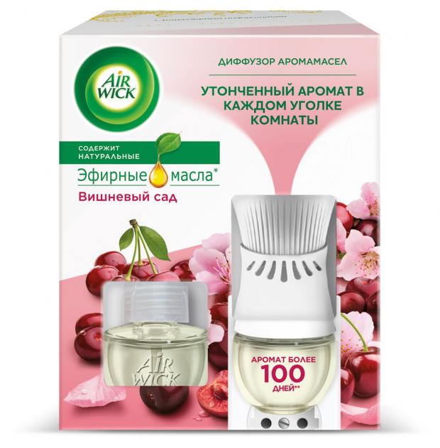 Диффузор аромамасел AirWick Вишневый сад со сменным флаконом 19 мл 549₽