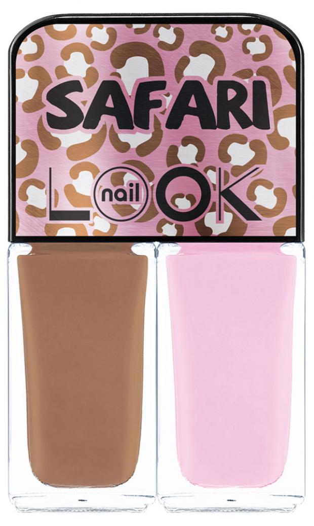 

Лак для ногтей Nail Look Trends Safari Pink Leopard, 2х3 мл