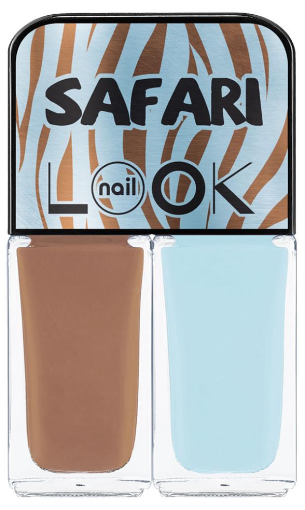 

Лак для ногтей Nail Look Trends Safari Blue Zebra, 2×3 мл