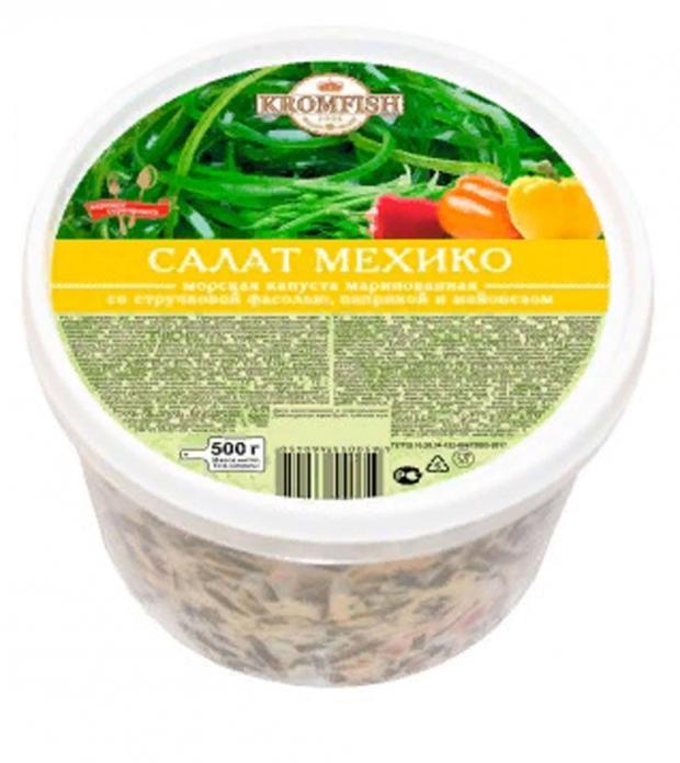 

Салат из морской капусты Kromfish Мехико, 500 г
