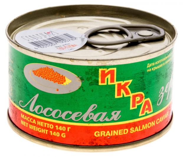 

Икра лососевая «Северная компания» зернистая, 140 г
