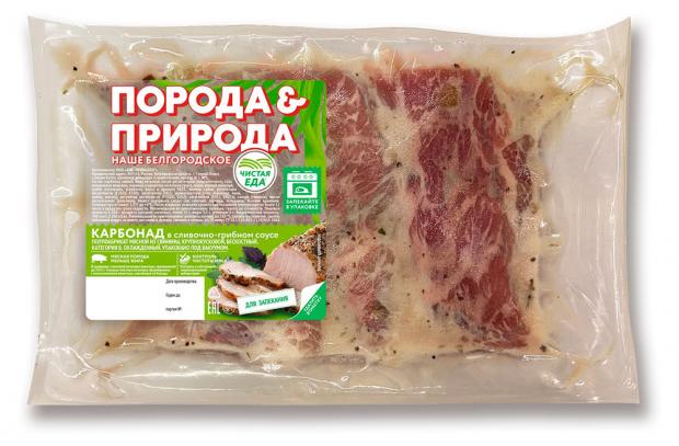 

Карбонад «Порода и природа» в сливочно-грибном соусе (0,9-1,1 кг), 1 упаковка ≈1,1 кг
