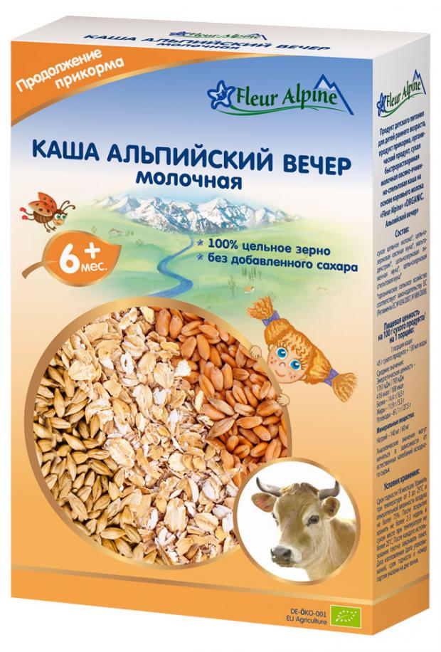 

Каша молочная Fleur Alpine Organic Альпийский вечер с 6 мес, 200 г