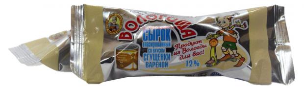 

Сырок творожный «Вологоша» глазированный с вареной сгущенкой 12%, 45 г