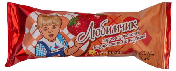 

Сырки глазированные «Любимчик» Клубника, 45 г