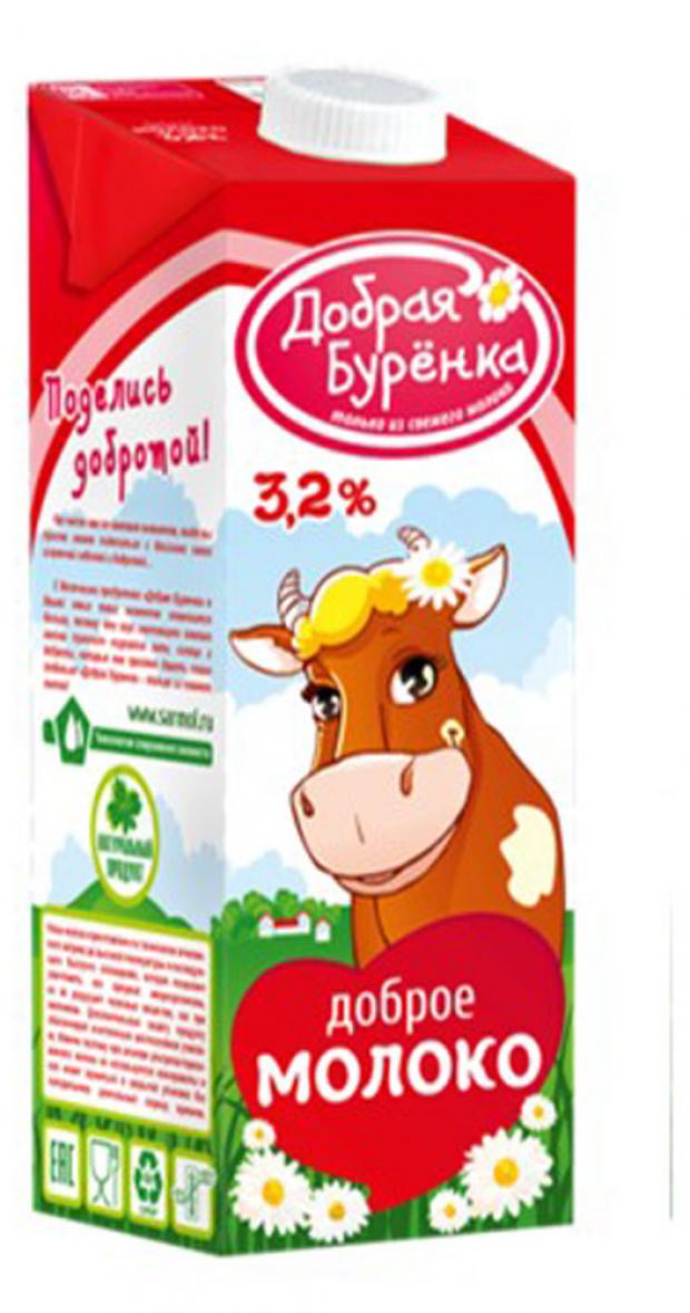 

Молоко «Добрая Буренка» ультрапастеризованное 3,2%, 950 г