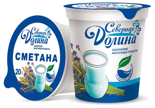 

Сметана «Северная Долина» 20%, 200 г