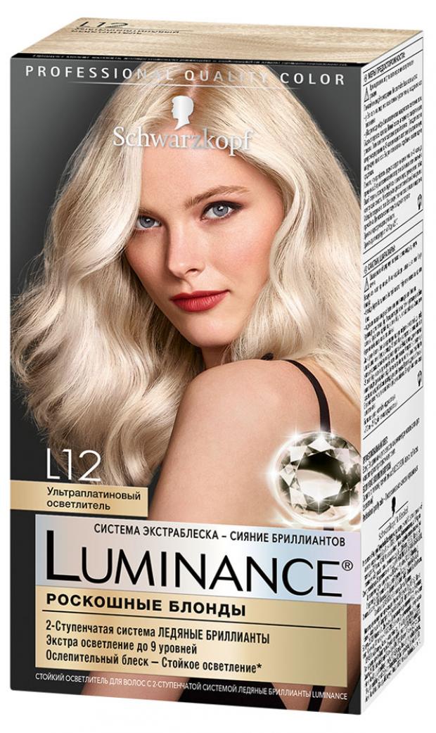 

Краска для волос Luminance ультра платиновый тон L12, 165 мл