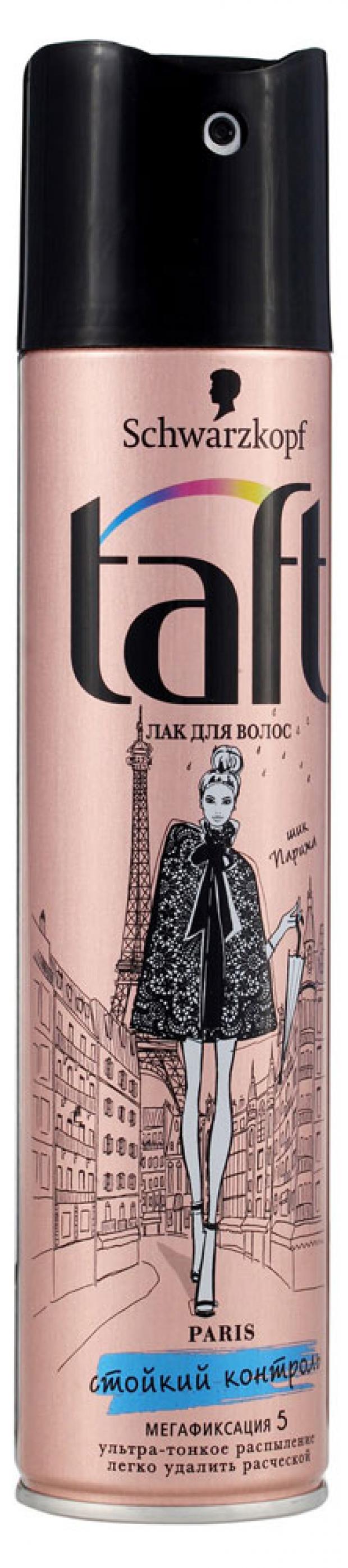 

Лак для волос Taft Шик Парижа стойкий контроль, 225 мл
