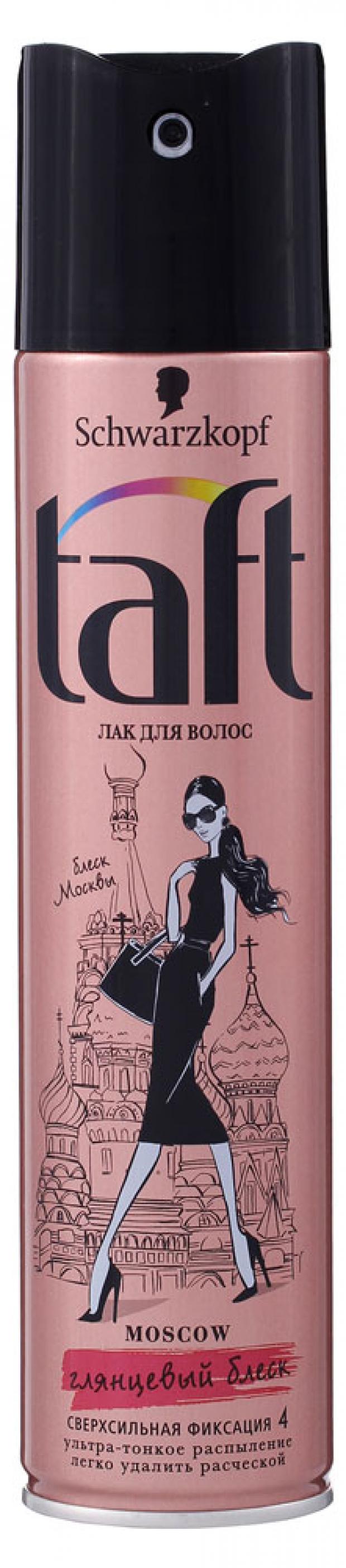 

Лак для волос Taft Гламур Москвы глянцевый блеск, 225 мл