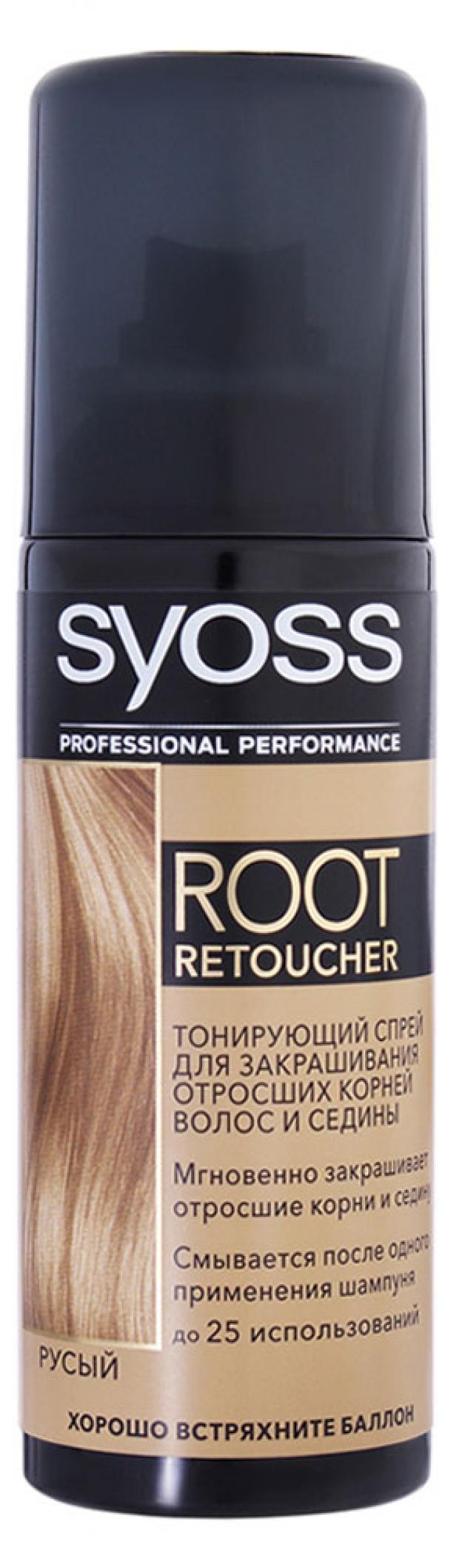 

Спрей тонирующий для корней Syoss Root Retoucher Русый, 120 мл