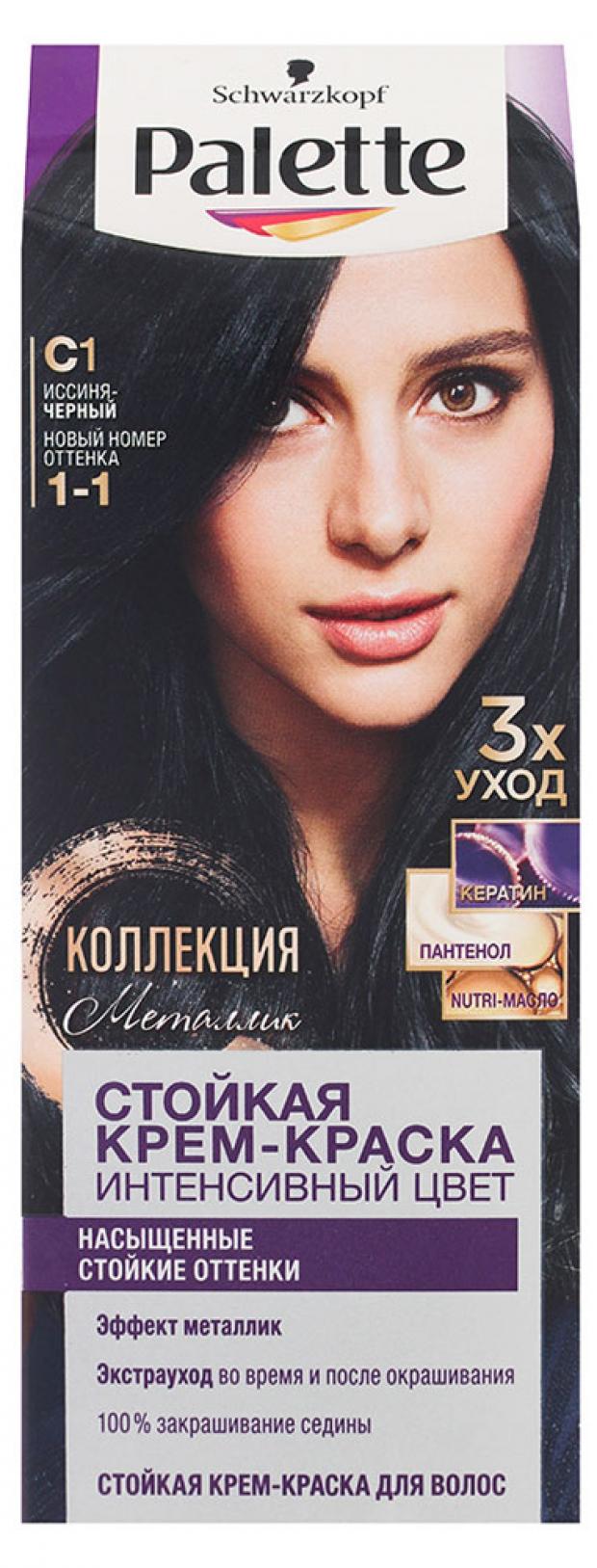 Краска палет иссиния чёрный