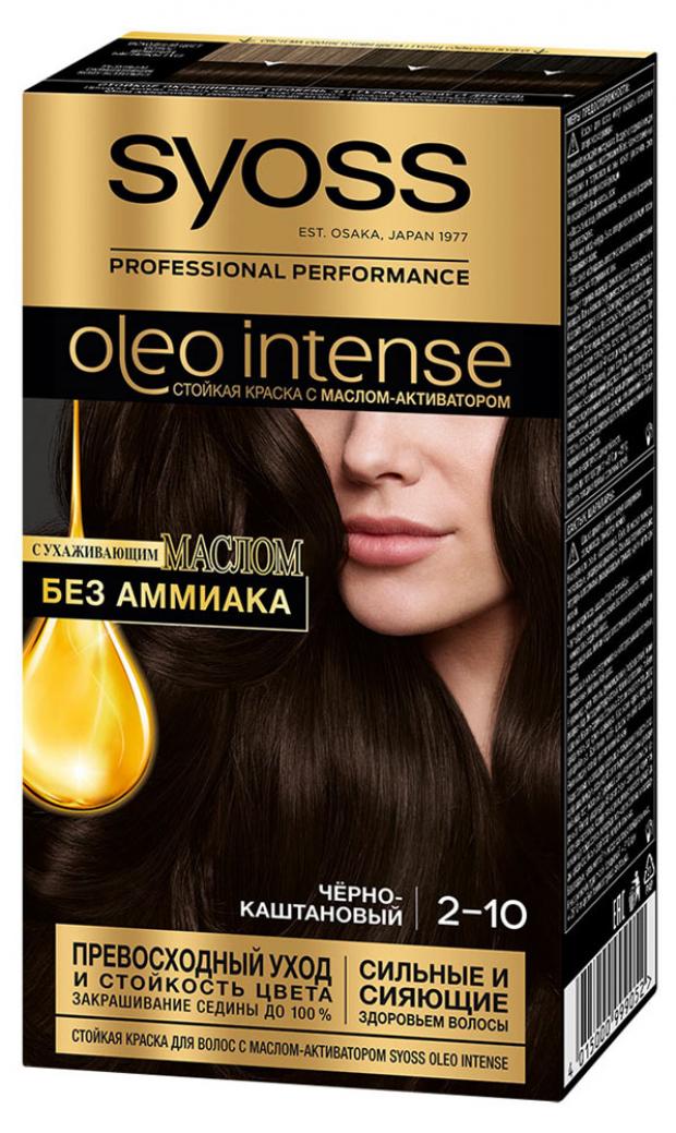 

Краска для волос Syoss Oleo Intense Чёрно-каштановый тон 2-10