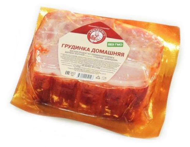 

Грудинка копчено-вареная «Доброгост» Домашняя категория А, 400 г
