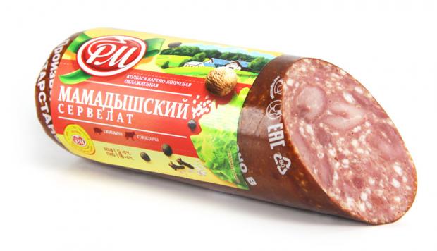 

Колбаса варено-копченая «РМ» Сервелат МАМАДЫШ, 430 г