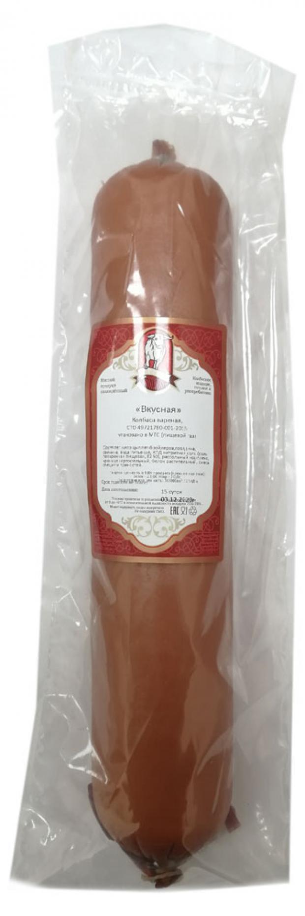 

Колбаса вареная «Мясокомбинат Обской» Вкусная (0,6-0,8 кг), 1 упаковка ~0,8 кг