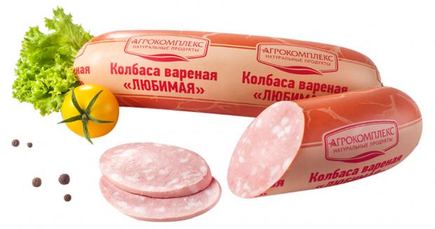 

Колбаса вареная «Агрокомплекс Натуральные Продукты» Любимая (0,8-1,2 кг), 1 упаковка ~ 1 кг