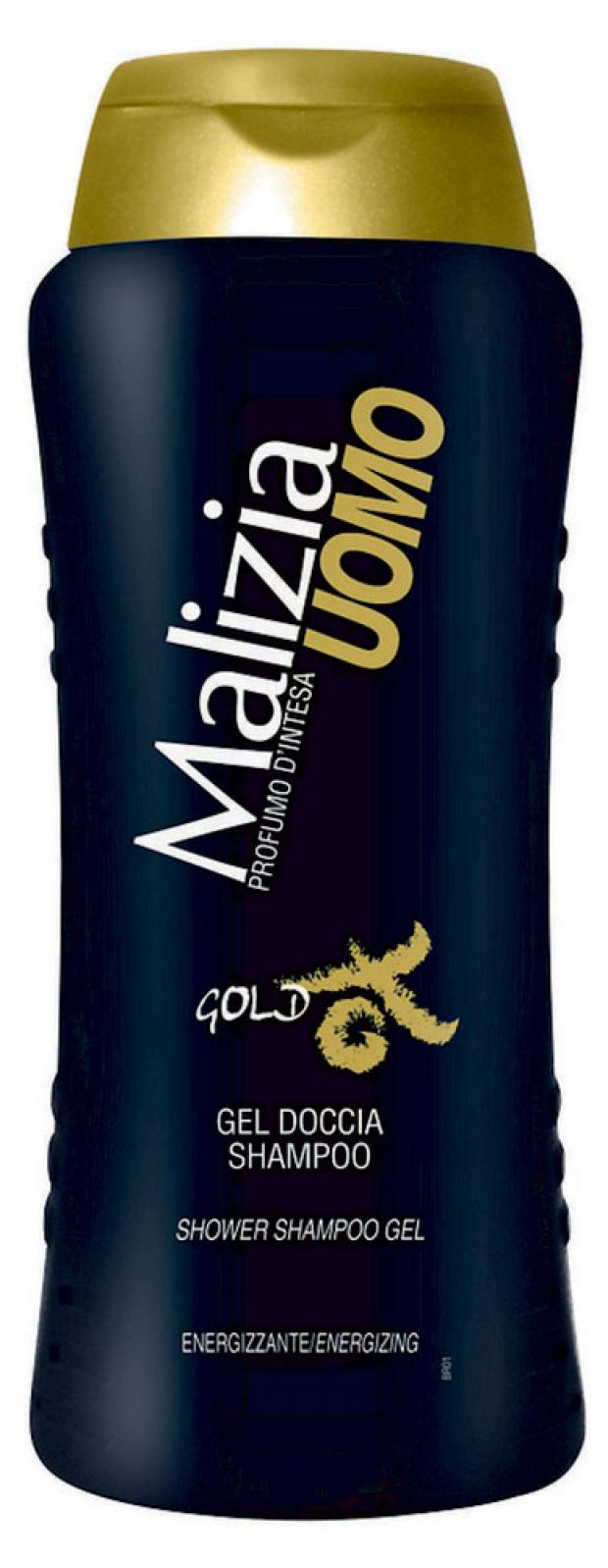 

Шампунь-гель для душа Malizia Gold 2в1, 250 мл