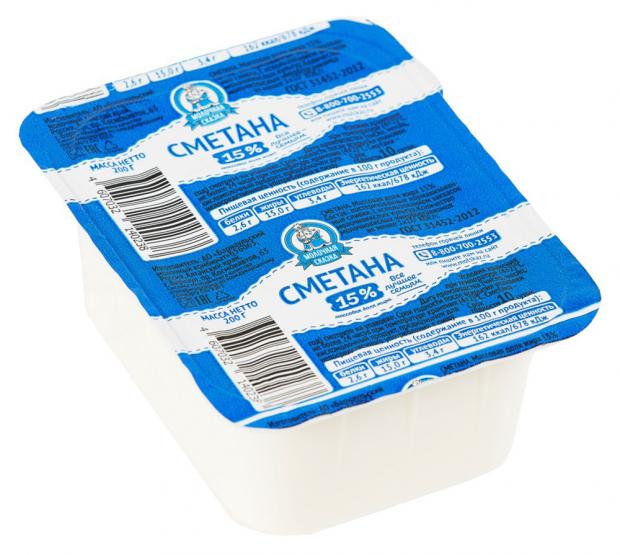 

Сметана «Молочная сказка» 15%, 200 г