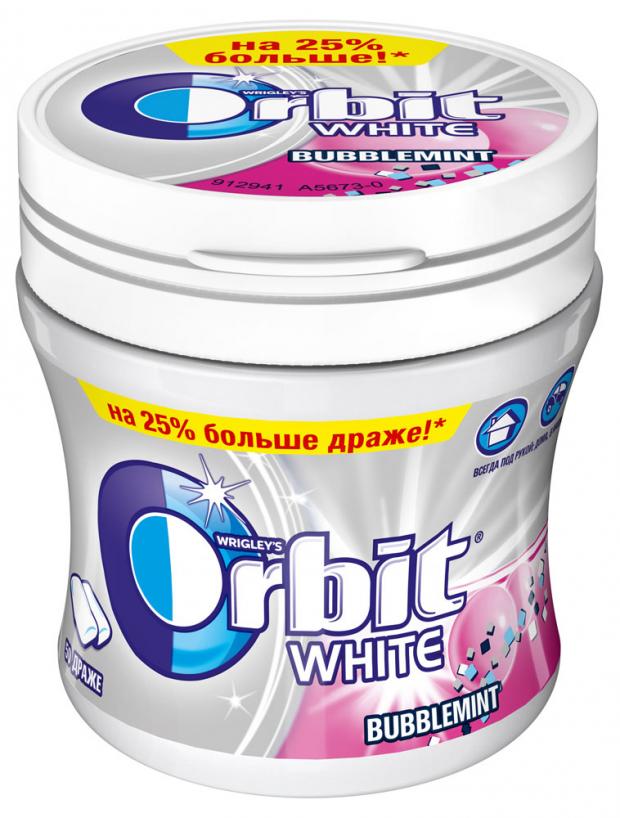 

Резинка жевательная Orbit Bubblemint, 68 г