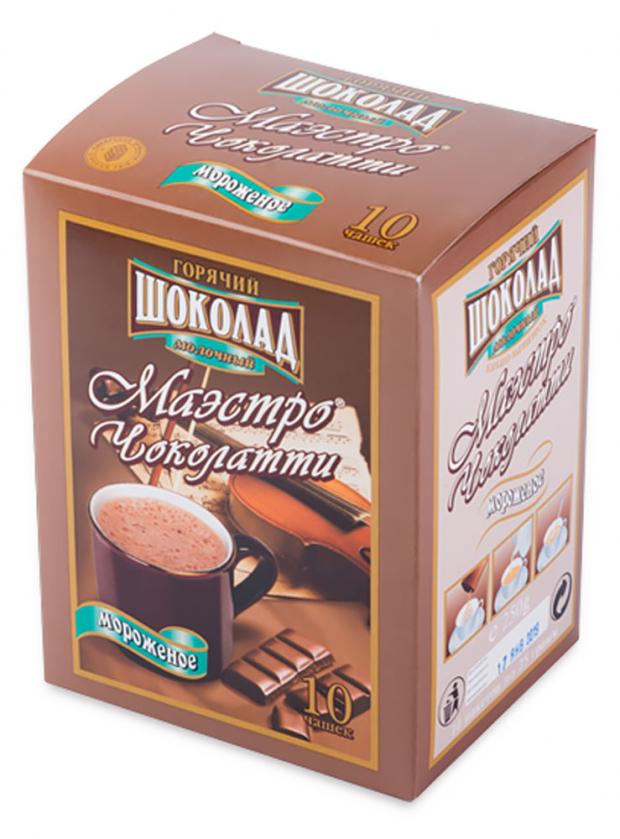 

Горячий шоколад «Маэстро Чоколатти» молочный мороженое, 10 х 15 г