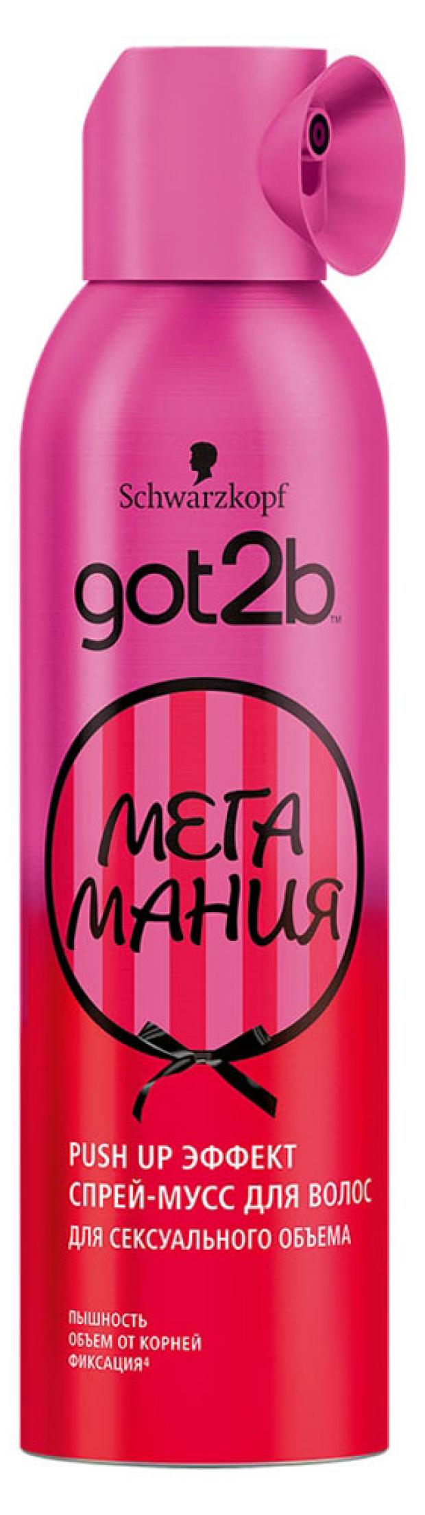 

Стайлинг-мусс для волос Got2B Мегамания для супер-объема, 300 мл