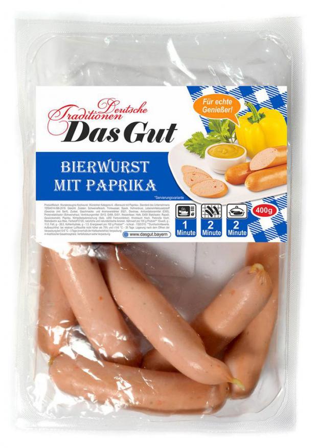 

Сосиски DAS GUT с паприкой, 400 г