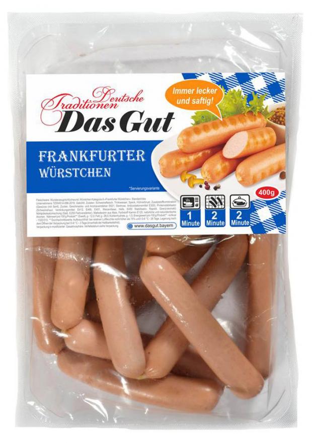 

Сосиски DAS GUT Франкфуртские, 400 г