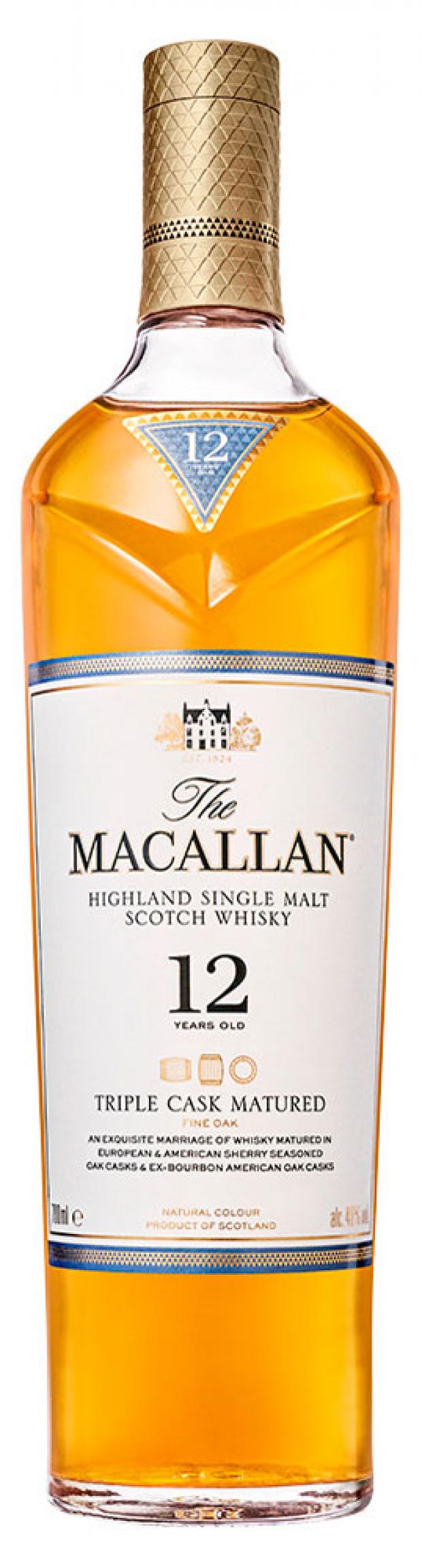 

Виски The Macallan Triple cask matured 12 лет Шотландия, 0,7 л