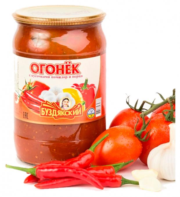 

Соус «Буздякский» Огонёк с кусочками помидоров и перца, 670 г