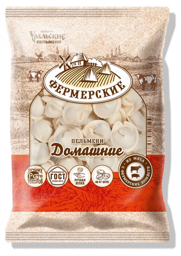

Пельмени свино-говяжьи «Уральские пельмени» Фермеские, 700 г