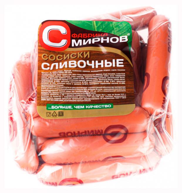 

Сосиски «Фабрика Смирнов» Сливочные оригинальные, 400 г