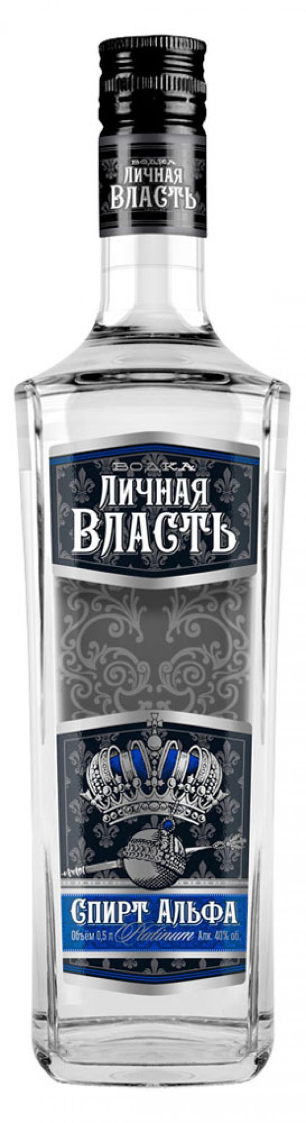 

Водка «ЛИЧНАЯ ВЛАСТЬ» Platinum Россия, 0,5 л