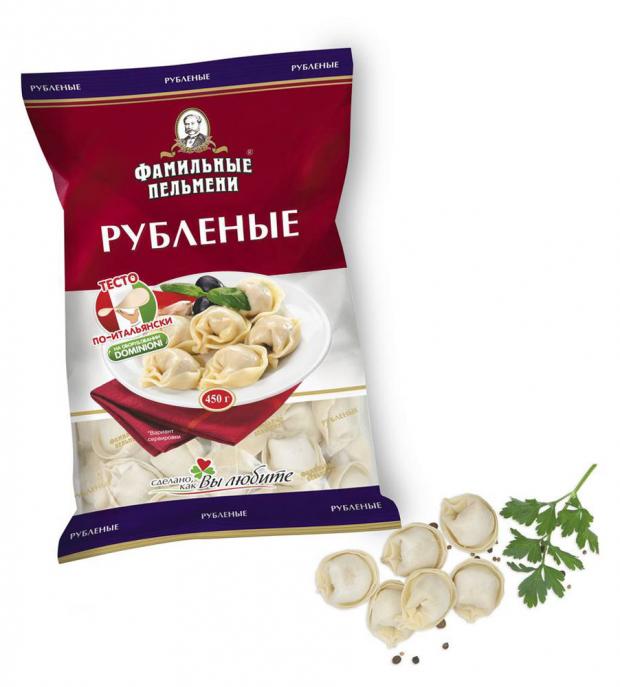 

Пельмени свино-говяжьи «Фамильные колбасы» Рубленные, 450 г